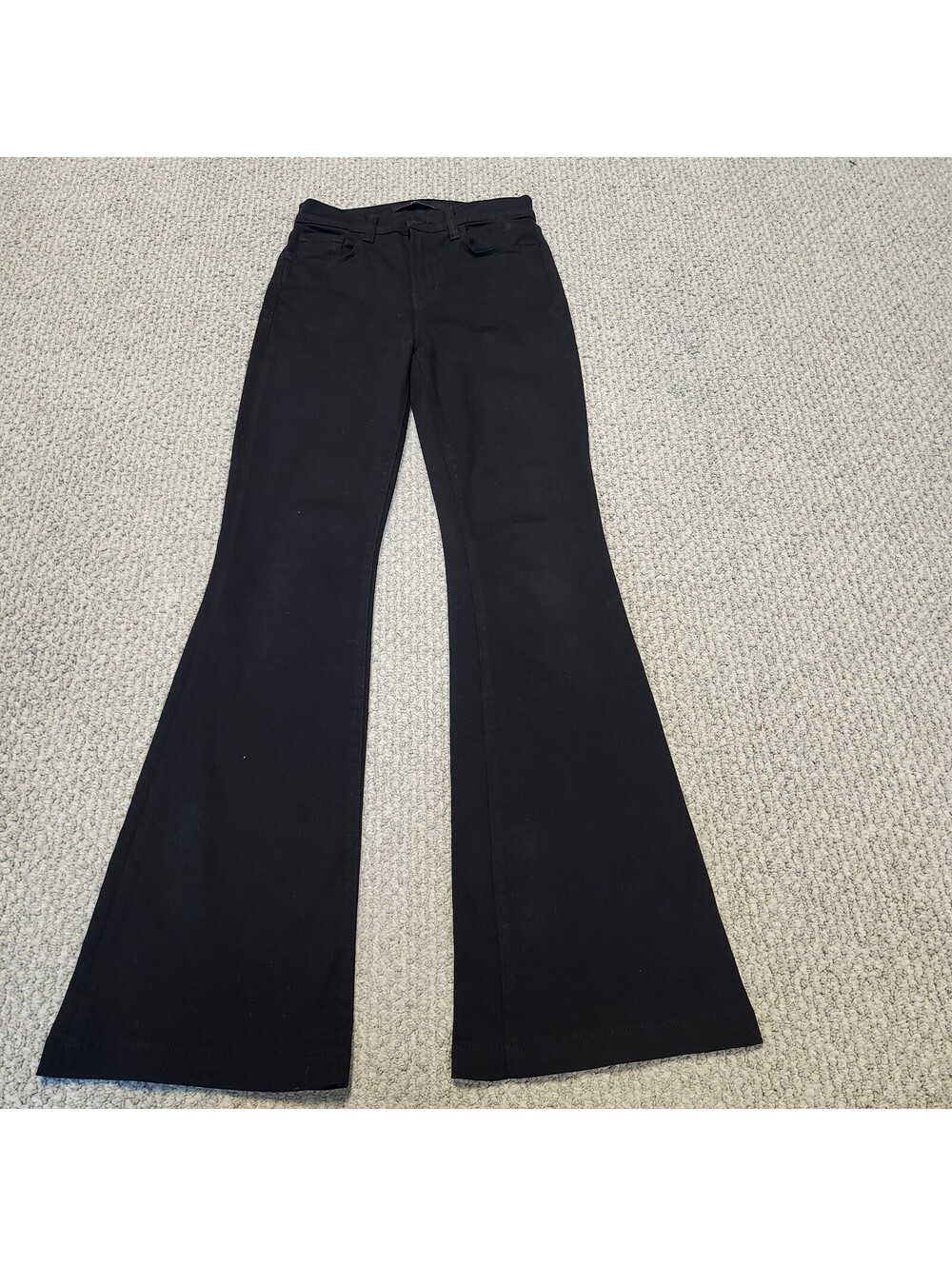 J Brand Maria Black Flared Jeans Size 26
